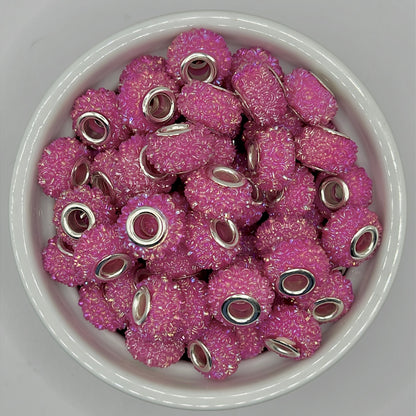 Rose Spacers| Acrylic Spacer Beads
