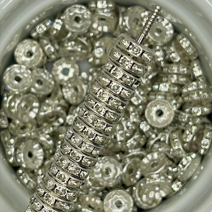 10mm Diamond Spacers| Spacer Beads