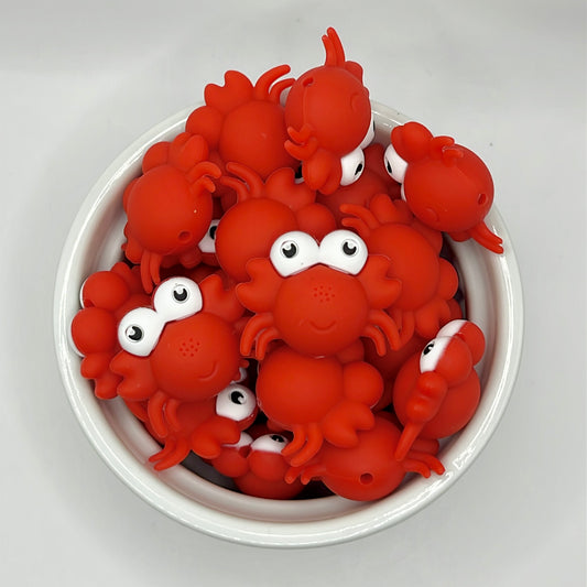 3D Crab Focal| Silicone Focal Beads