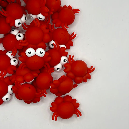 3D Crab Focal| Silicone Focal Beads
