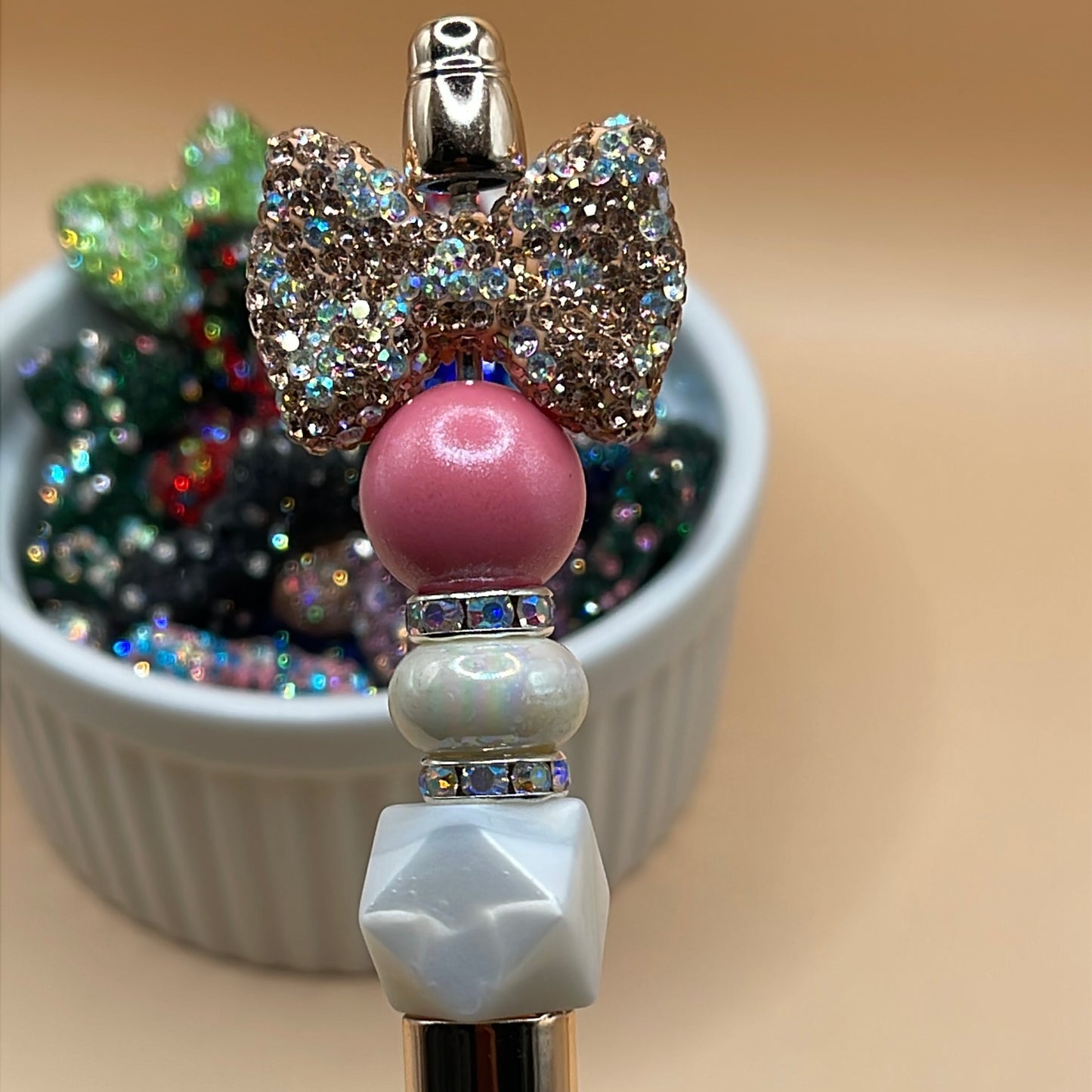 Diamond Bow| Acrylic Beads