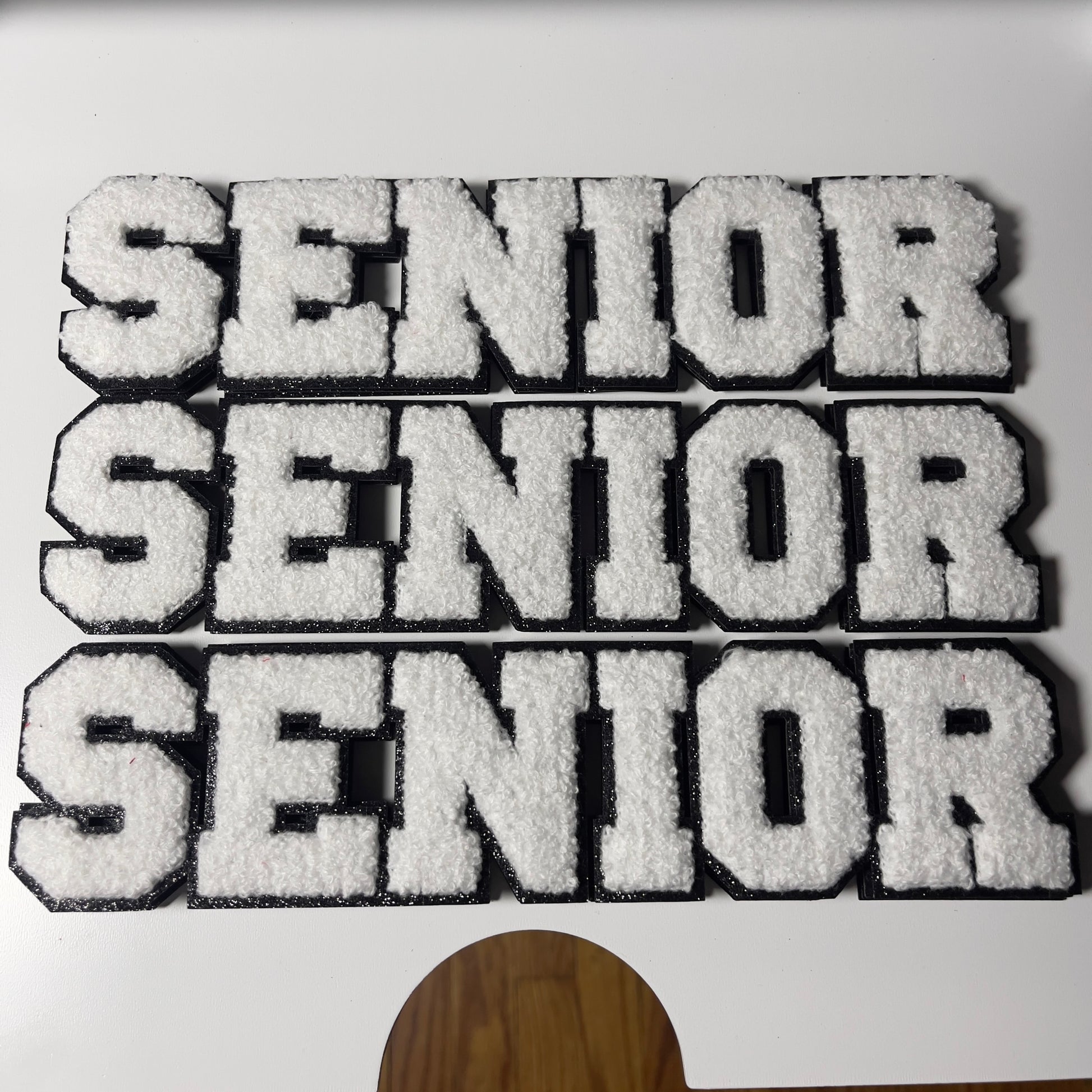 class of 2025 senior chenille patch garment simply beads llc