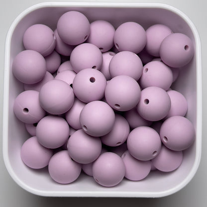 Round silicone beads for DIY necklaces