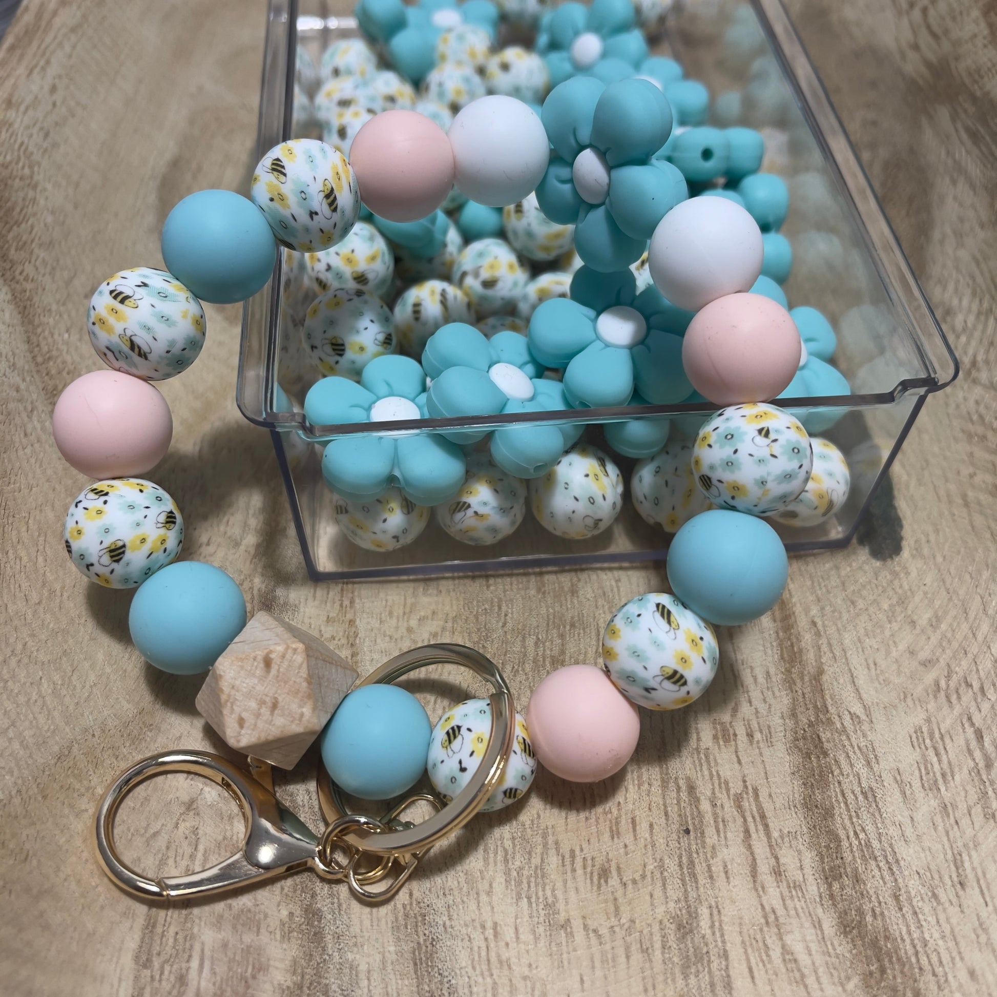 silicone beads for elastic string bracelets