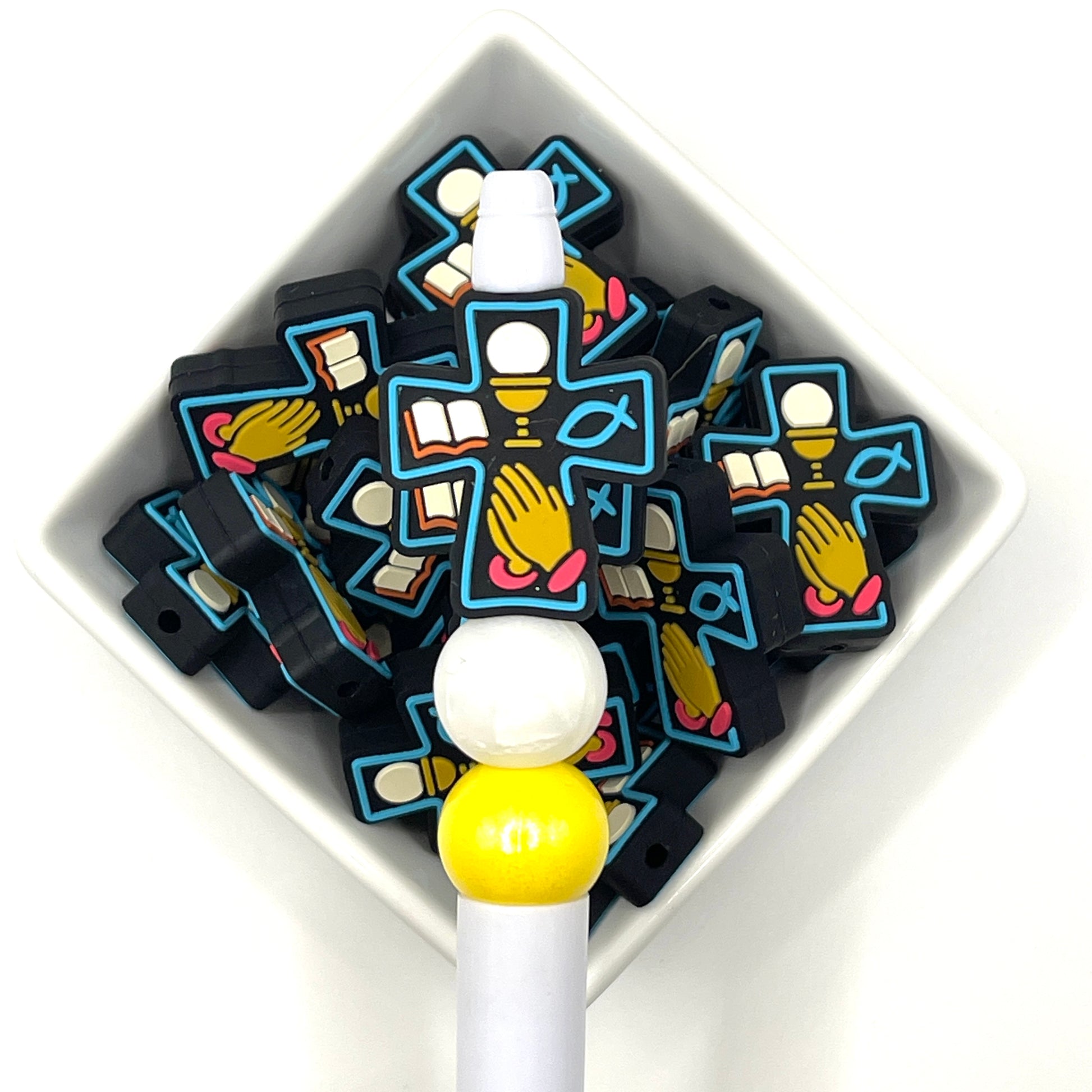 wholesale 15mm silicone beads supply