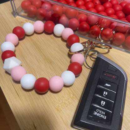 diy silicone bead keychain bulk